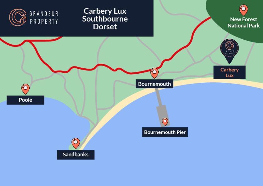 Carbery Lux By Grandeur Property Bournemouth Zewnętrze zdjęcie